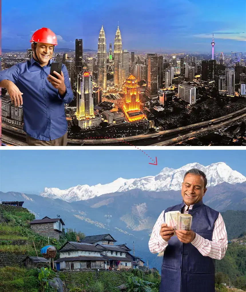 Send Money From Malaysia to Nepal